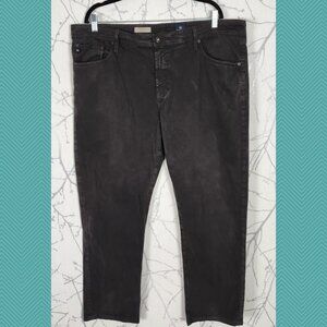 AG Adriano Goldschmied Black Wash The Graduate Tailored Leg Jeans